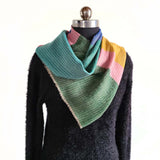 Multi Colour Striped Handwoven Pashmina Stole
