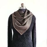 Classic Grey Zig Zag Handwoven Pashmina Stole
