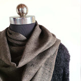 Classic Grey Zig Zag Handwoven Pashmina Stole