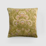 Dast-e-Gul Aari Embroidered Cushion Cover - Beige