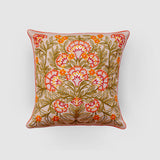 Dast-e-Gul Aari Embroidered Cushion Cover Cream