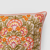 Dast-e-Gul Aari Embroidered Cushion Cover Cream