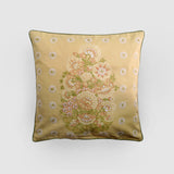 Dilara Aari Embroidered Cushion Cover Beige
