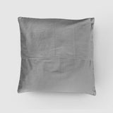 Fronds Chainstitch Embroidered  Cushion Cover - Pastel
