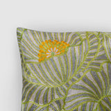 Poppies Chainstitch Embroidered Cushion Cover - Pastel