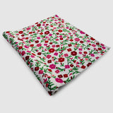 Marshmallow White Hand Embroidered Chainstitch Rug