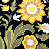 Ochre Hand Embroidered Chainstitch Rug