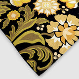 Ochre Hand Embroidered Chainstitch Rug
