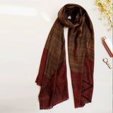 Mahogony Handwoven Pashmina Stole