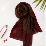 Mahogony Handwoven Pashmina Stole