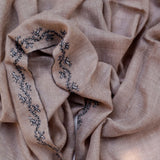 Bel Kinaari - Handwoven Pashmina Stole Natural