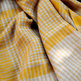 Ochre Striped Handwoven Pashmina Stole