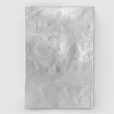 Powder White Hand Embroidered Wool Chainstitch Rug - Zaina by CtoK