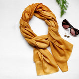 Amber Pure Handwoven Ombre Pashmina Stole - Zaina by CtoK