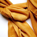 Amber Pure Handwoven Ombre Pashmina Stole - Zaina by CtoK