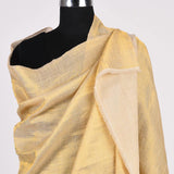 Shimmer Cream Reversible Handwoven Pashmina Shawl - Zaina by CtoK