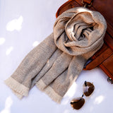 Natural Handwoven Pashmina Scarf For Men