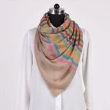 Multicolour Striped Pure Handwoven Pashmina Stole - Zaina by CtoK