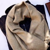 Toffee Handwoven Pashmina Scarf For Men