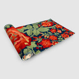 Midnight Blue Hand Embroidered Chainstitch Rug