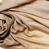 Tan Ombre Handwoven Pure Pashmina Stole - Zaina by CtoK