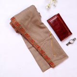 Kinaari - Handwoven Pashmina Stole Natural