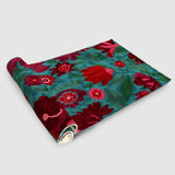 Persian Blue Hand Embroidered Chainstitch Runner Rug