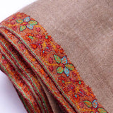 Kinaari - Handwoven Pashmina Stole Natural