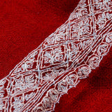 Kinaari - Handwoven Pashmina Stole Ruby Red