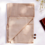 Walnut Cream Ombre Handwoven Pure Pashmina Stole