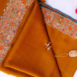 Kinaari - Handwoven Pashmina Stole Mustard