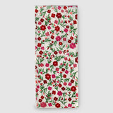 Winter White Hand Embroidered Chainstitch Runner Rug