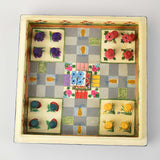 Charbagh Ludo - Papier Mache Game Cream Small - Zaina by CtoK