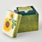 Flowers of Kashmir - Papier Mache Memory Game Green - Zaina by CtoK