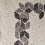 Boundaries - Wool Hand Felted Kashmir Namda Rug Cream - Zaina by CtoK