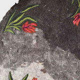 Tulip - Wool Hand Felted Kashmir Namda Round Rug - Zaina by CtoK