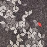 Dastgeer - Wool Hand Felted Kashmir Namda Rug Dark Grey - Zaina by CtoK