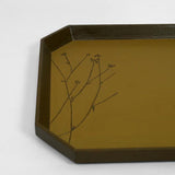Rajbagh - Papier Mache Tray Olive - Zaina by CtoK