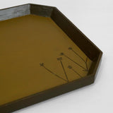 Rajbagh - Papier Mache Tray Olive - Zaina by CtoK