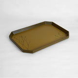 Rajbagh - Papier Mache Tray Olive - Zaina by CtoK