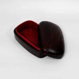 Rajbagh - Papier Mache Keepsake Box Black & Red - Zaina by CtoK