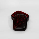 Rajbagh - Papier Mache Keepsake Box Black & Red - Zaina by CtoK