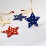 Five Star Surprise- Papier Mache Christmas Decorations Pack of 5 - Zaina by CtoK