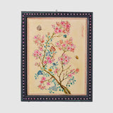 Tchoont Posh (Apple flower) Papier Mache Wall Plate - Zaina by CtoK