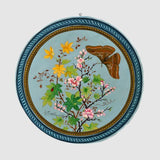All Seasons Papier Mache Wall Plate - Zaina by CtoK
