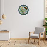 All Seasons Papier Mache Wall Plate - Zaina by CtoK