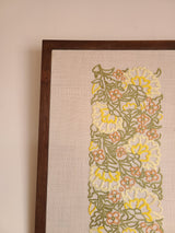 Mul Aari Embroidered Wall Hanging - Off White