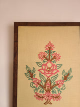 Nar Aari Embroidered Wall Hanging - Beige