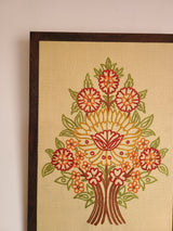 Ach Aari Embroidered Wall Hanging - Beige