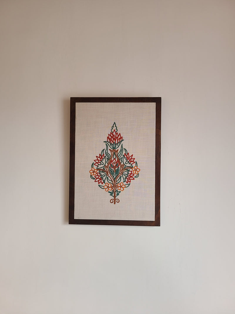 Waer Aari Embroidered Wall Hanging - Off White